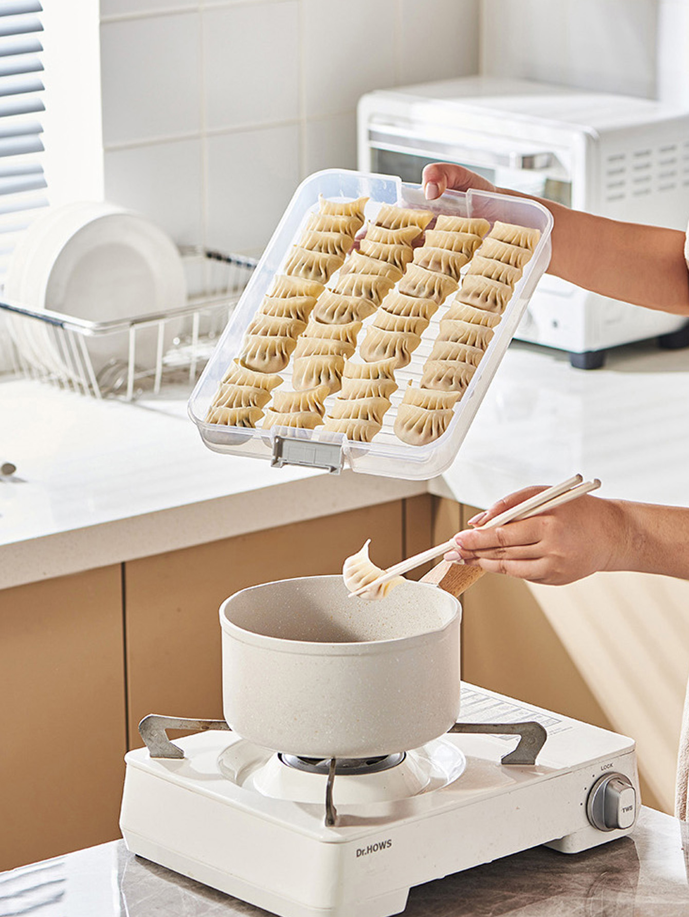 원톤 및 식품 보관용 다층 만두 정리함, 대용량 밀폐  - Food Storage Essentials 리뷰 및 가격