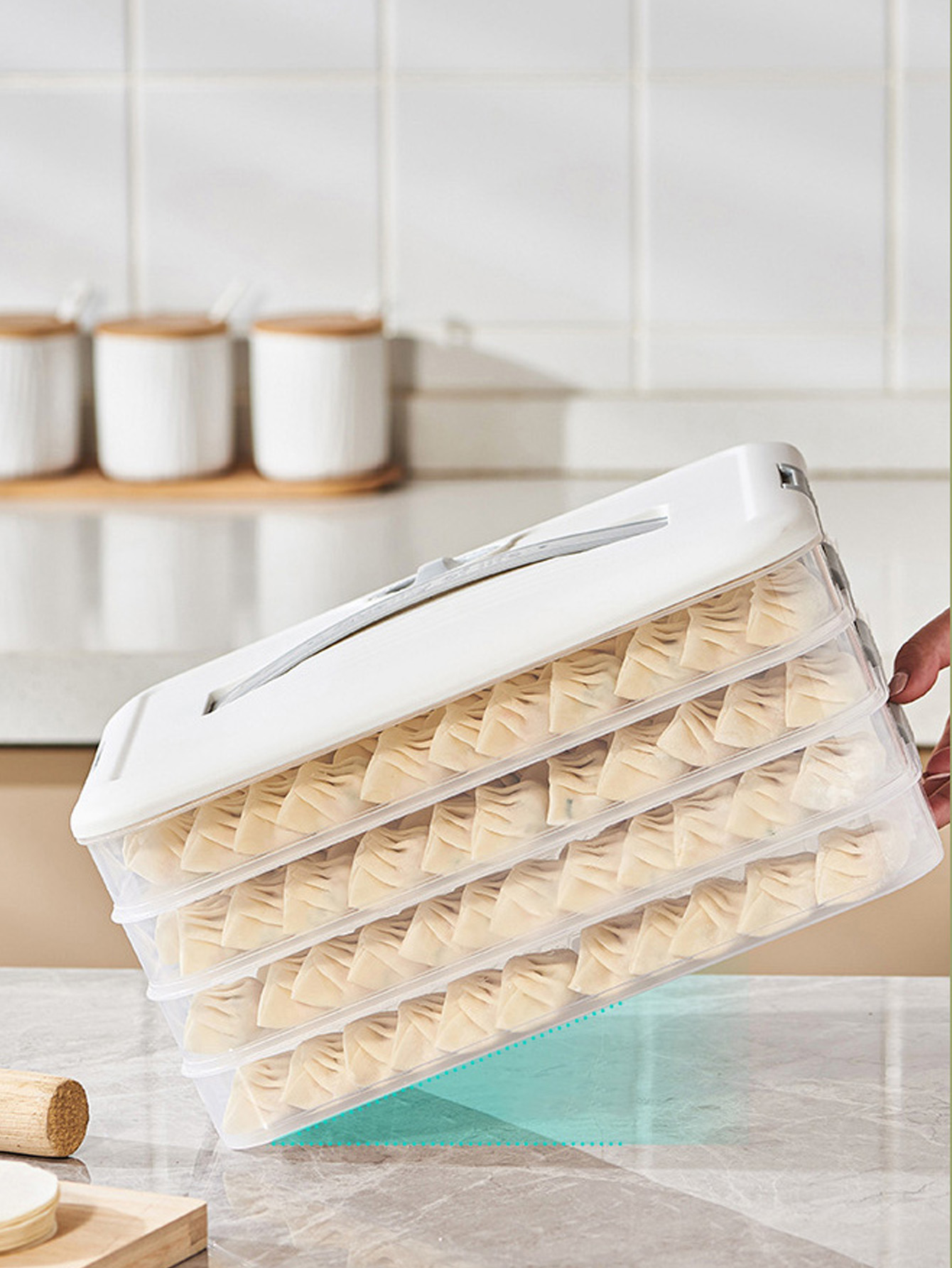 원톤 및 식품 보관용 다층 만두 정리함, 대용량 밀폐  - Food Storage Essentials 리뷰 및 가격