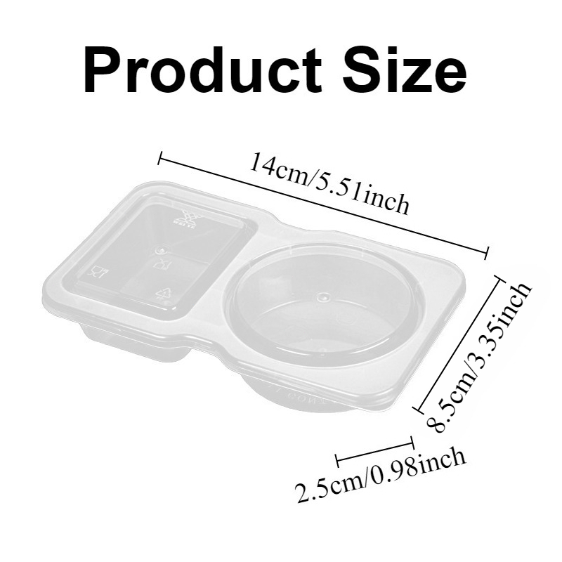 5/10/20/40PCS 뚜껑이 있는 이중 칸막이 식품 - Food Storage Lidl 리뷰 및 가격