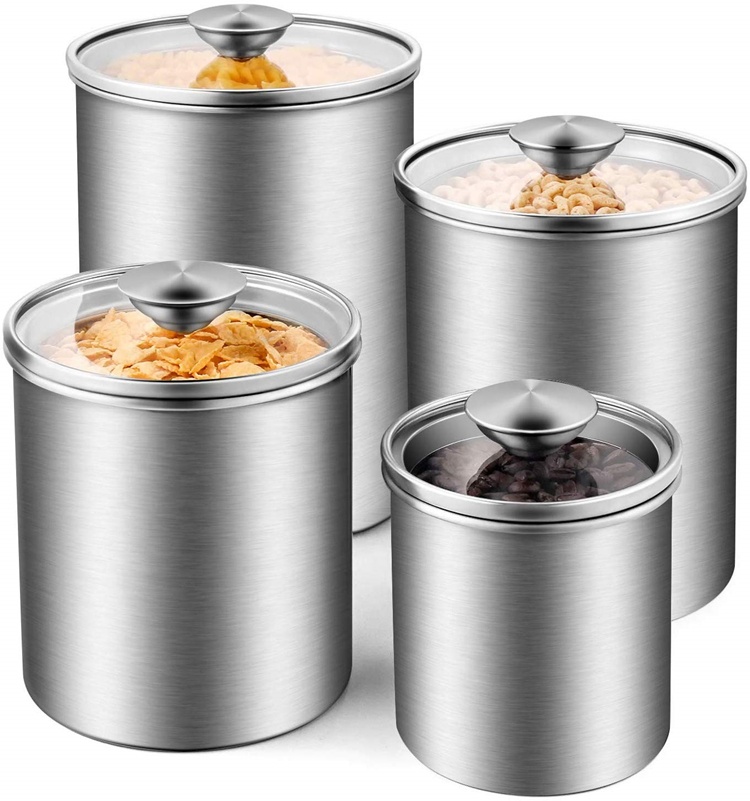 식품 보관 용기 차 커피 설탕 밀가루 밀폐형 주방 스테 - Food Storage Containers Set 리뷰 및 가격