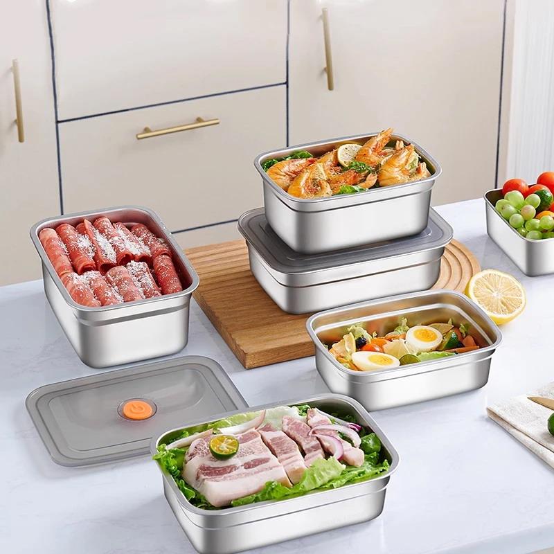 스테인리스 스틸 밀폐형 도시락 대용량 식품 안전 보관  - Food Storage Camping 리뷰 및 가격