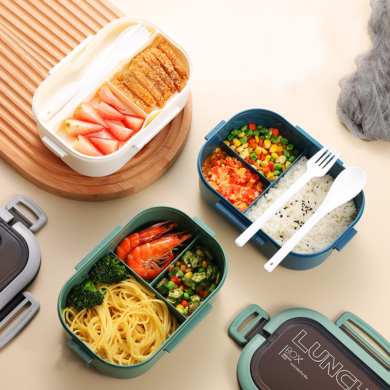 휴대용 단일 이중층 도시락 상자, 과일 식품 상자, 포 - Food Storage Tupperware 리뷰 및 가격