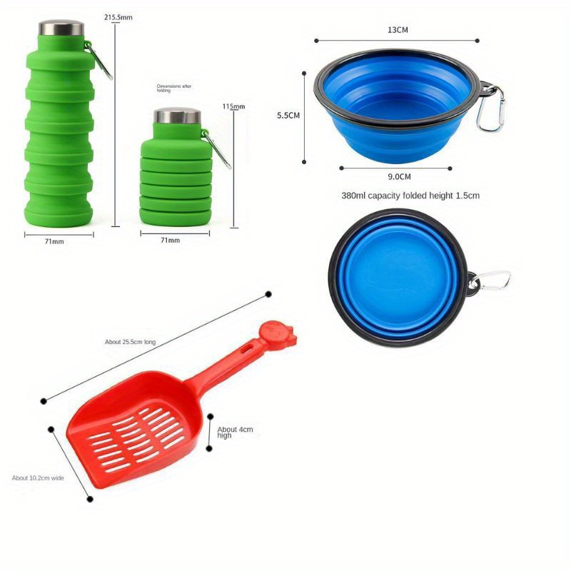 휴대용 애완동물 사료 보관 용기 세트 (어깨끈 포함)  - Food Storage Essentials 리뷰 및 가격