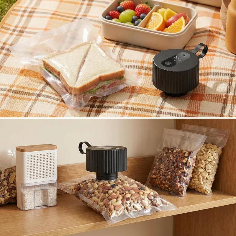 전기 메이슨 자 진공 밀봉기 키트 3-in-1 휴대용  - Food Storage Machine 리뷰 및 가격