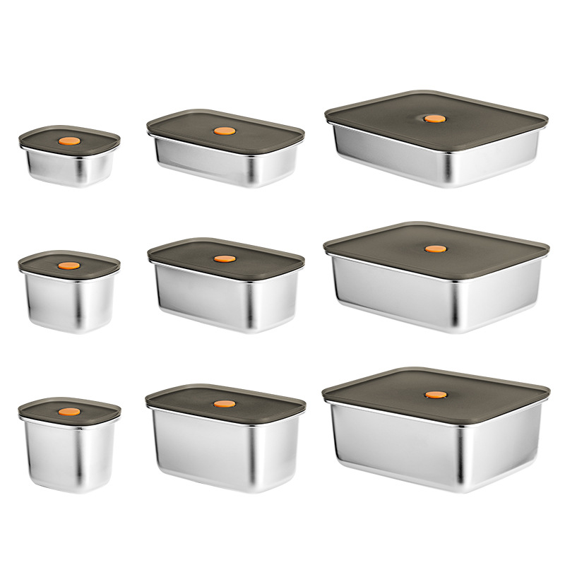 휴대용 식품 과일 도시락 상자 뚜껑이있는 304 스테인 - Food Storage Tupperware 리뷰 및 가격