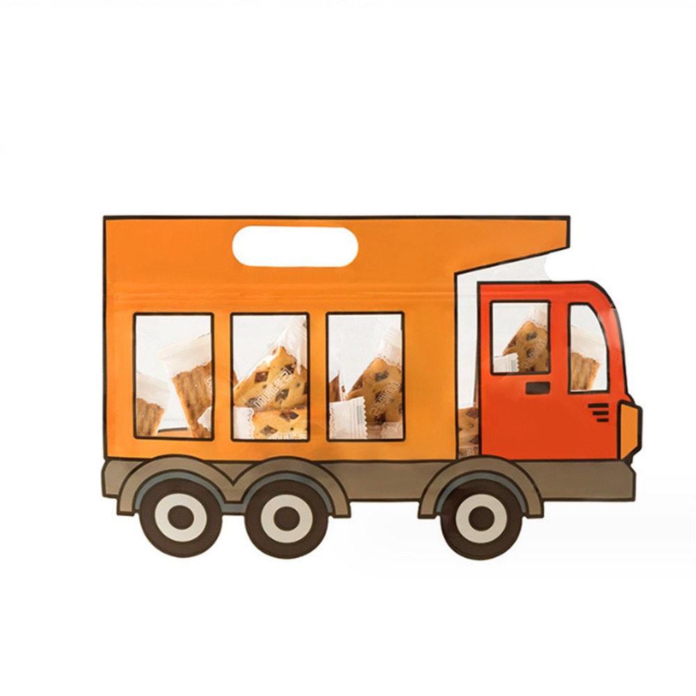 10PCS 창의적인 만화 자동차 모양 베이킹 포장 백  - Food Storage Year Supply 리뷰 및 가격